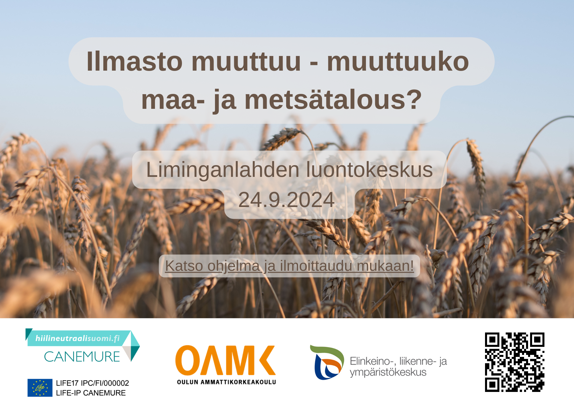 Ilmasto muuttuu – muuttuuko maa- ja metsätalous? featured image