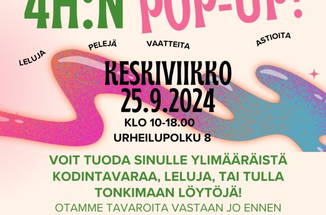 POP-UP tavaranvaihtopäivä featured image