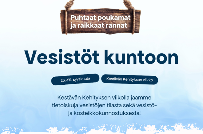 Vesistö- ja kosteikkokunnostuksen tietoiskuja featured image