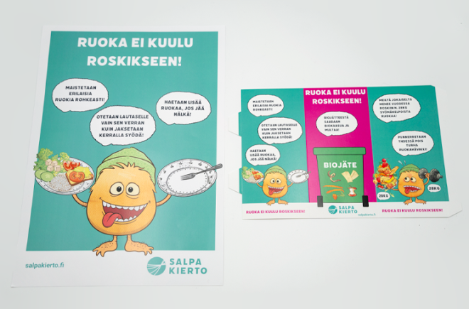 Salpakierron Ruoka ei kuulu roskikseen -kampanja featured image