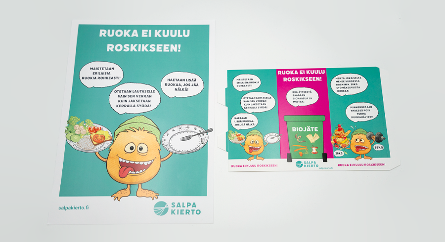 Salpakierron Ruoka ei kuulu roskikseen -kampanja featured image