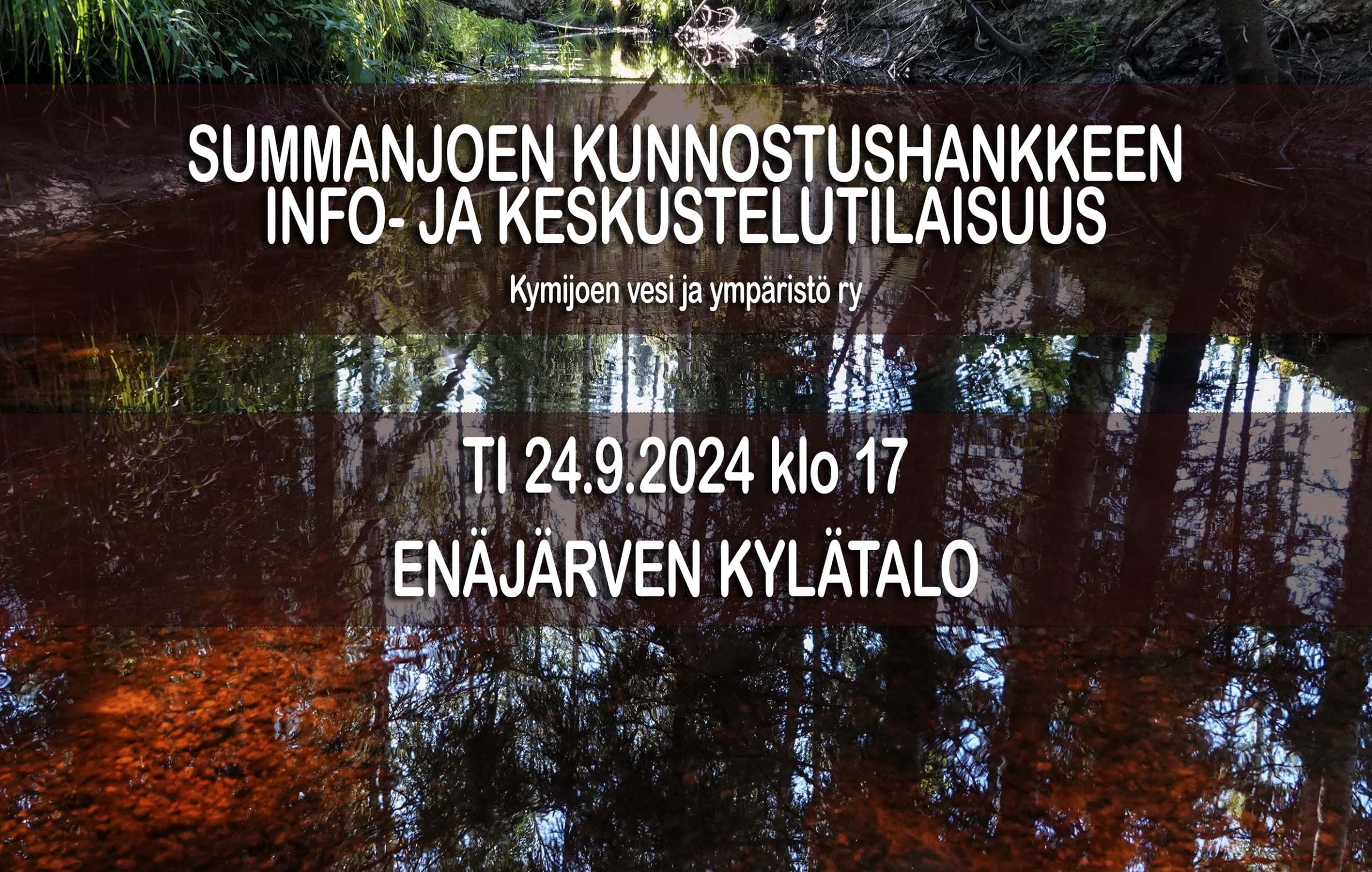 Summanjoen kunnostushankkeen info- ja keskustelutilaisuus featured image