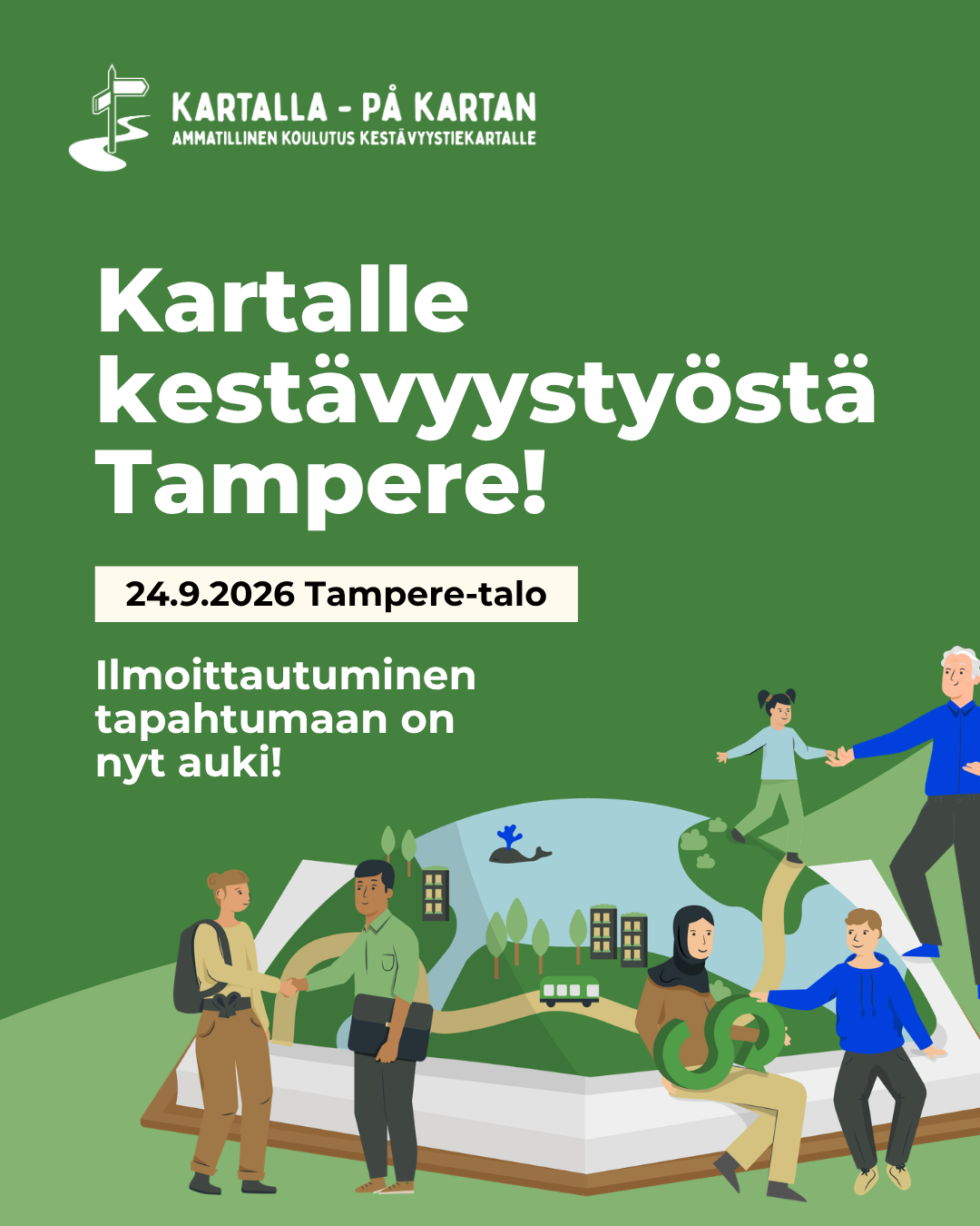 Kartalle kestävyystyöstä Tampere! featured image