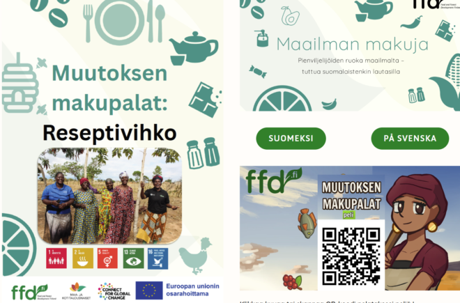 Muutoksen makupalat – globaalikasvatus materiaalipaketti featured image