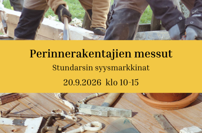 Perinnerakentajien messut featured image