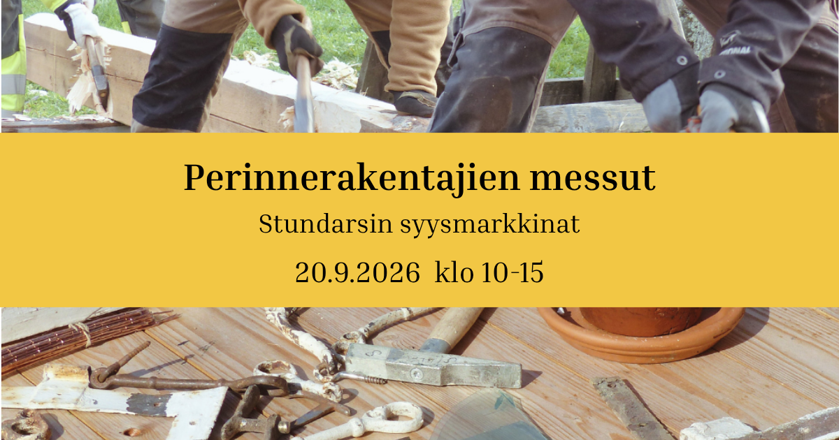 Perinnerakentajien messut featured image