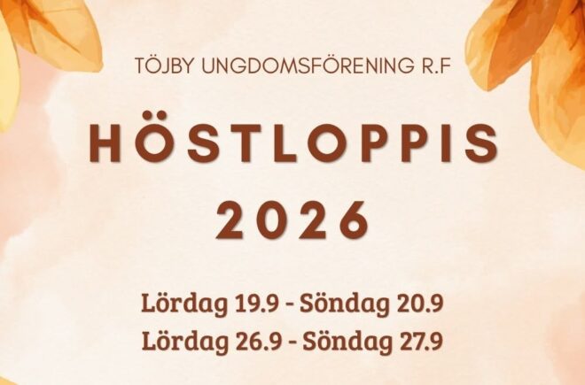 Loppis vid Töjby UF featured image
