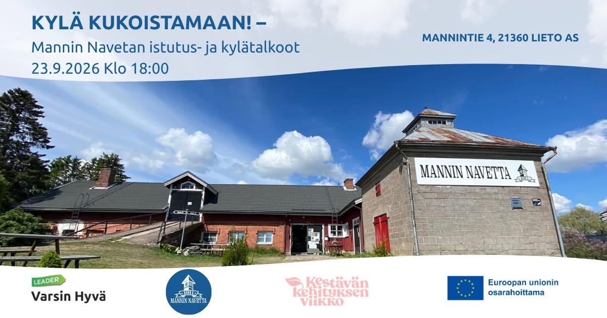 Kylä kukoistamaan Mannin Navetalla featured image