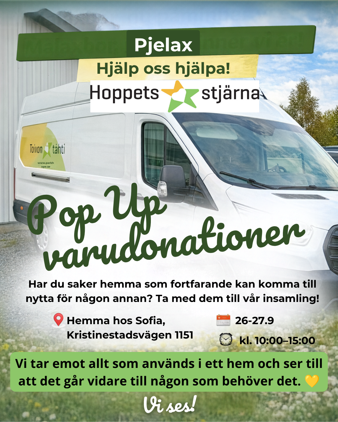 Pop Up varuinsamling Pjelax featured image