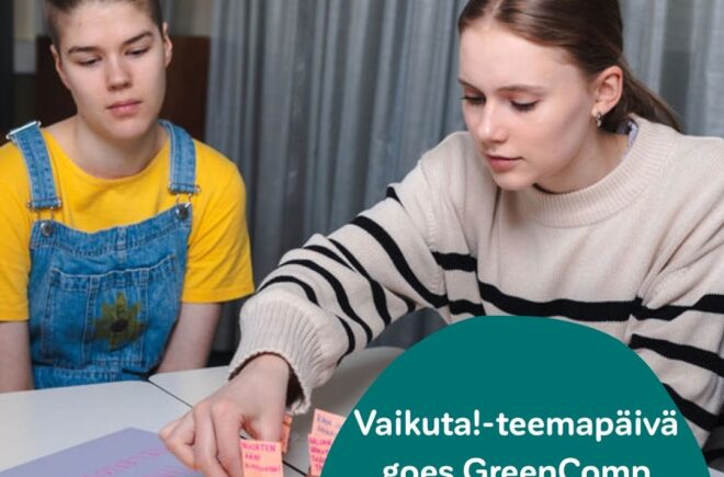 Vaikuta!-teemapäivä goes GreenComp info featured image