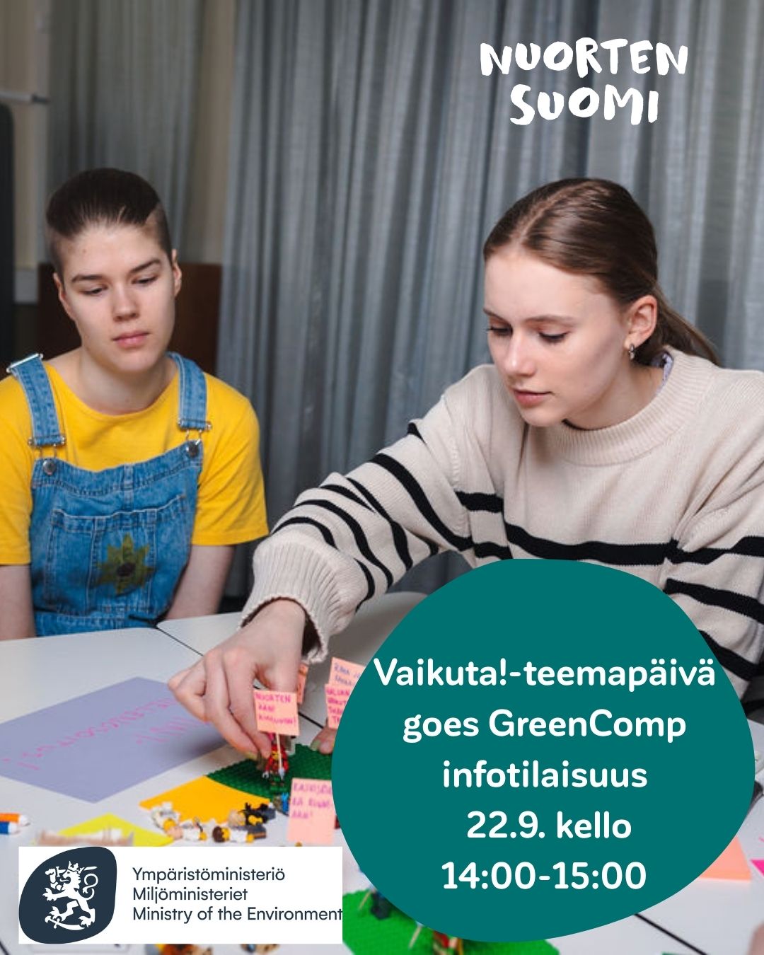 Vaikuta!-teemapäivä goes GreenComp info featured image